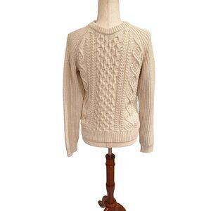 GAP Kids Cable Knit Sweater Cream | New With Tags | Size XL (Kids 12)